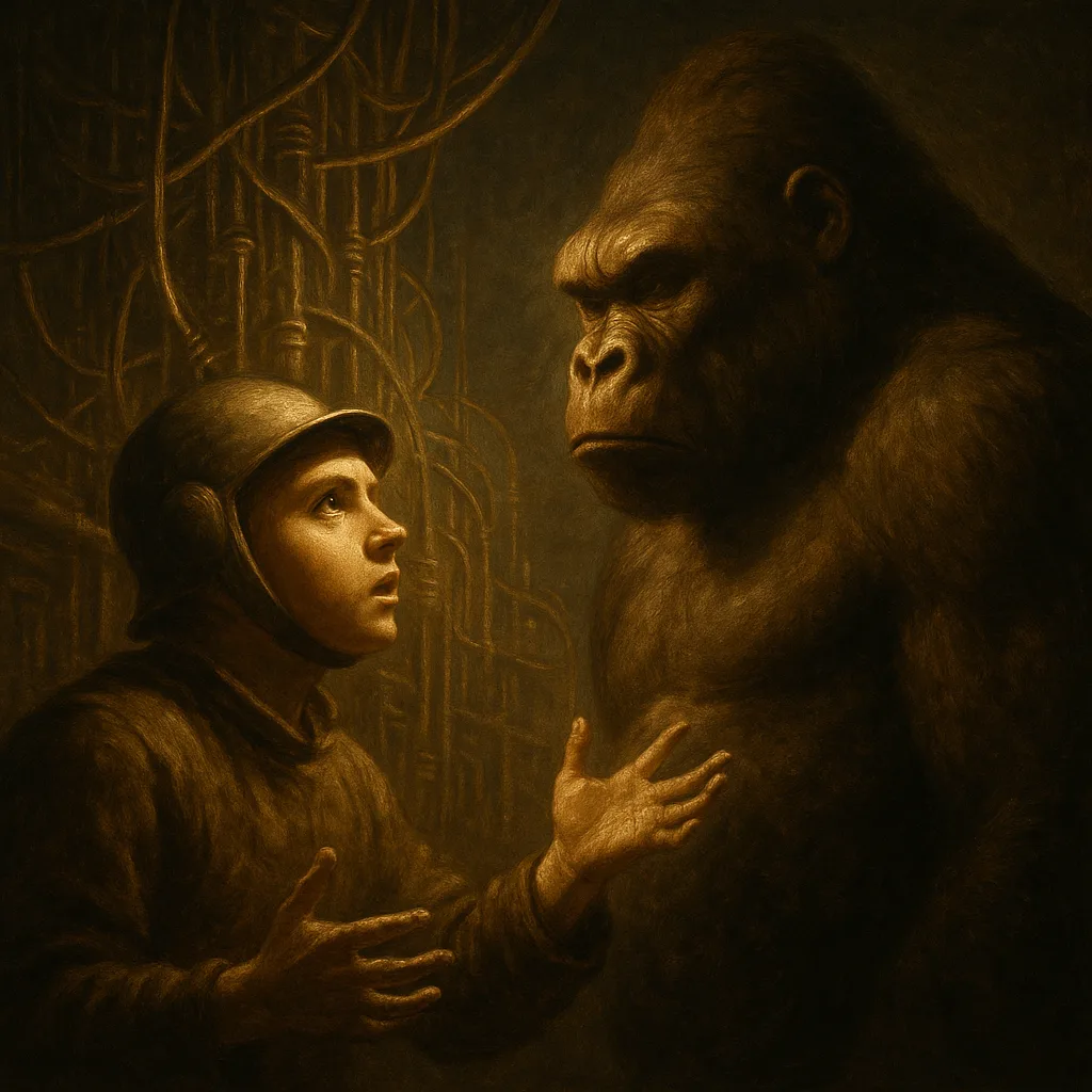 Innocent Character Rendered in a Renaissance Master Painting Style