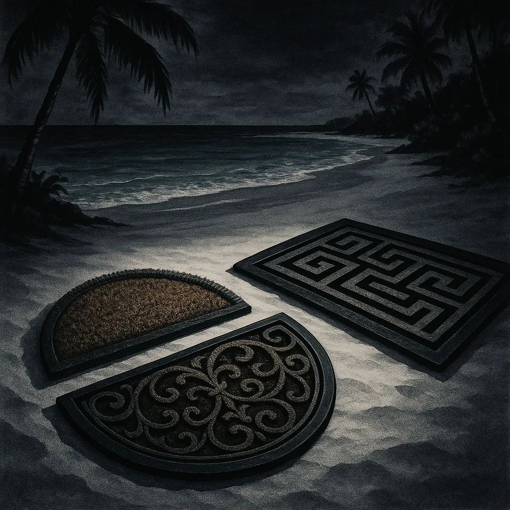Upon a Tropical Beach of White Sand and Turquoise Water