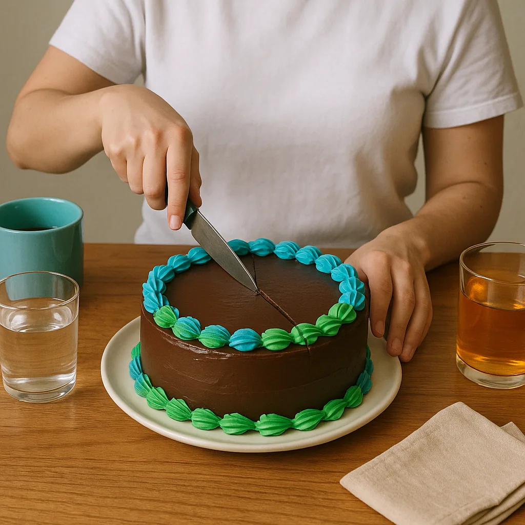 Person Wearing a White Top Is Sitting at a Table