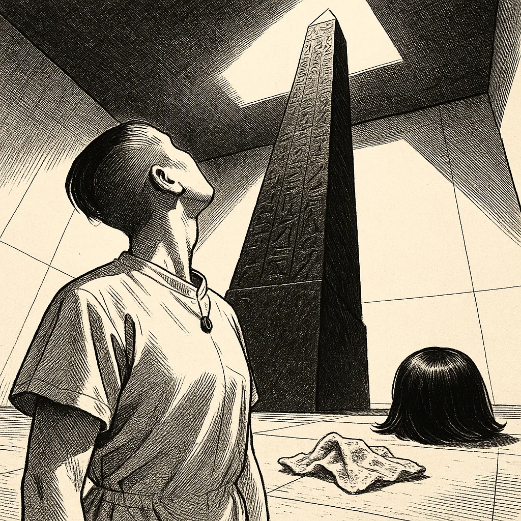 Figure in Clinical Attire