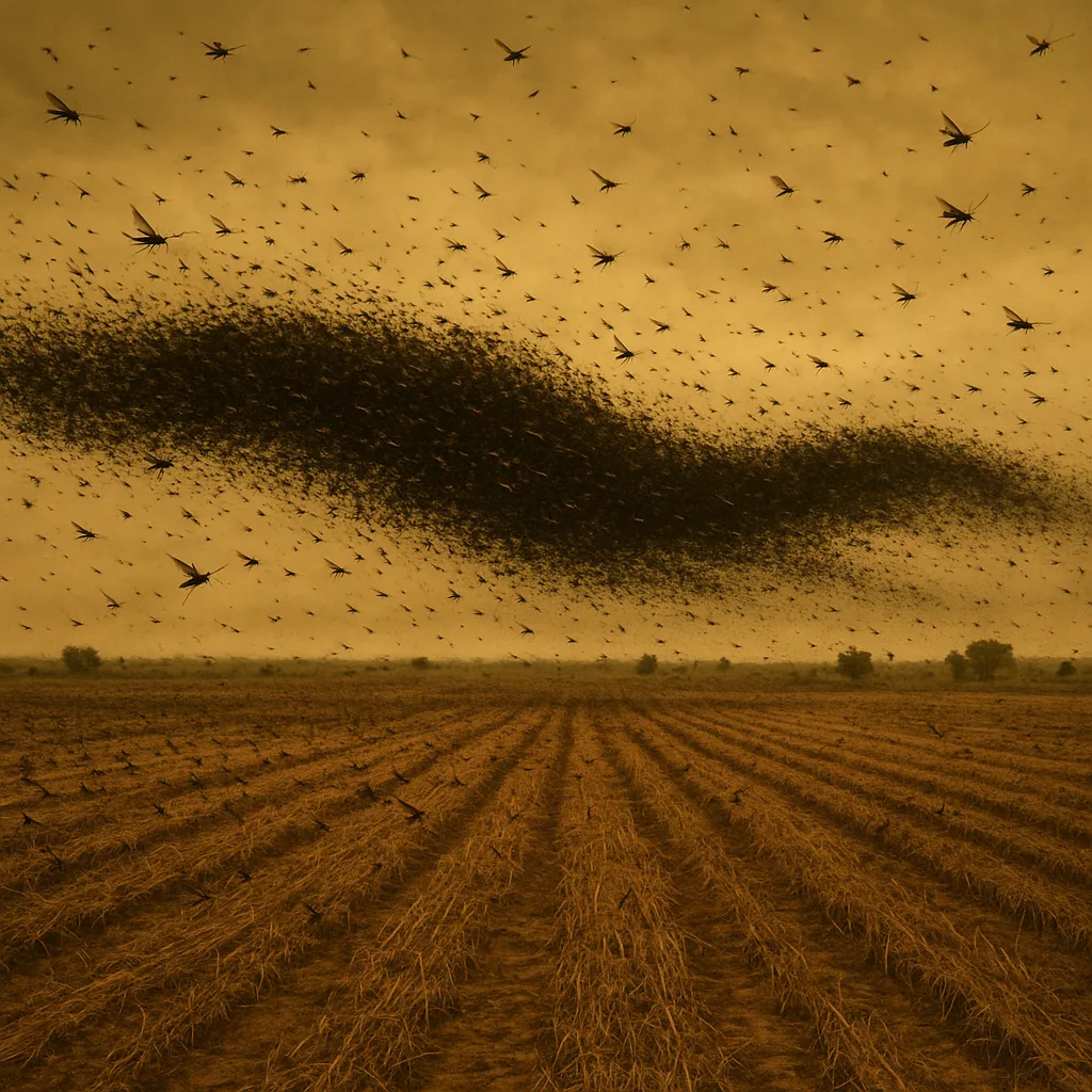 Vast Swarm of Locusts