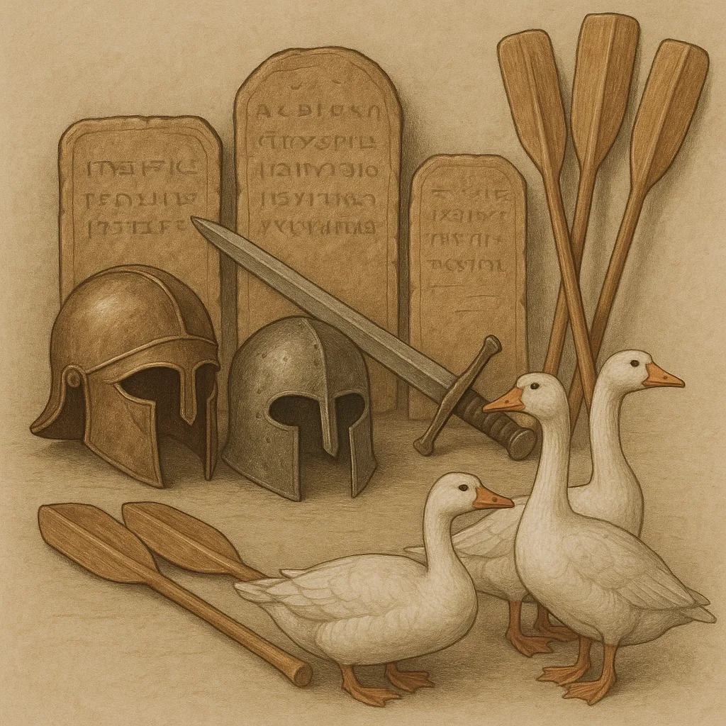 Trio of Helmets