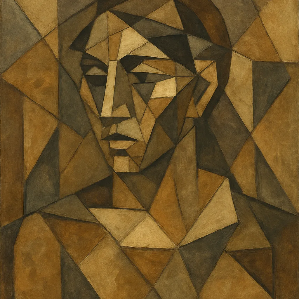 Cubist-style Portrait That Employs Abstract