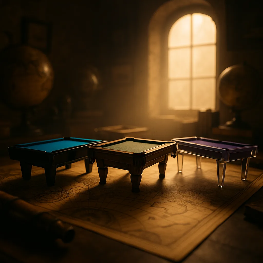 Surreal Juxtaposition Materializes Upon an Antique Explorer's Desk