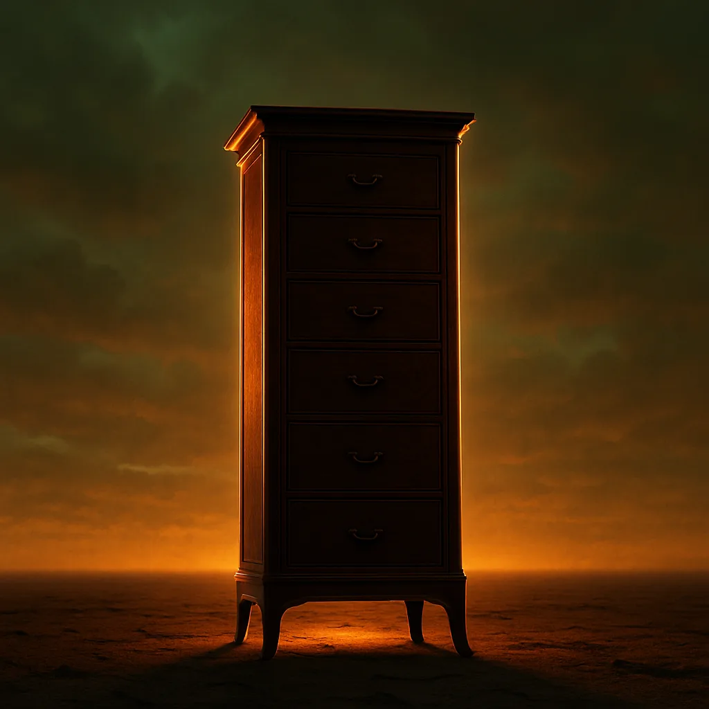 Against the Eerie Glow of Strange-colored Skies Denoting a Toxic