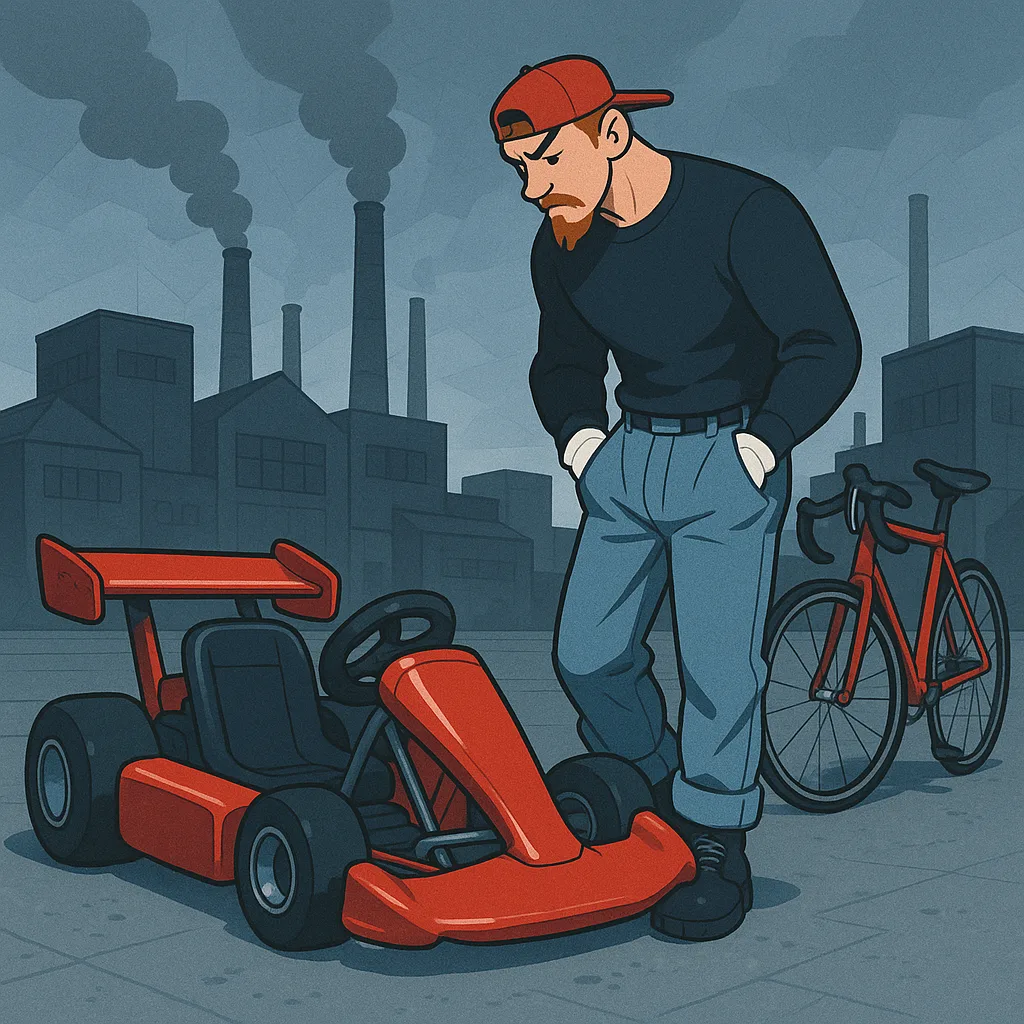 Athletic Figure with a Distinct Goatee