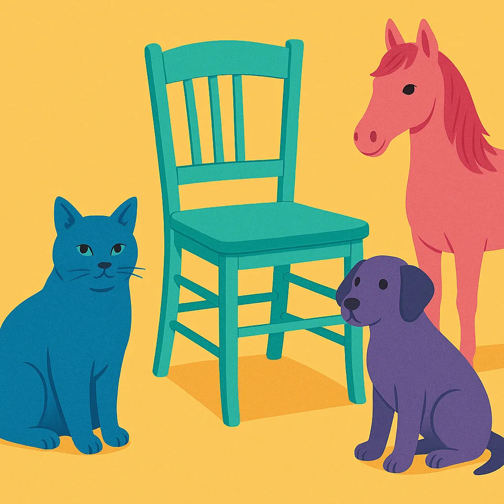 Cat with Blue Fur