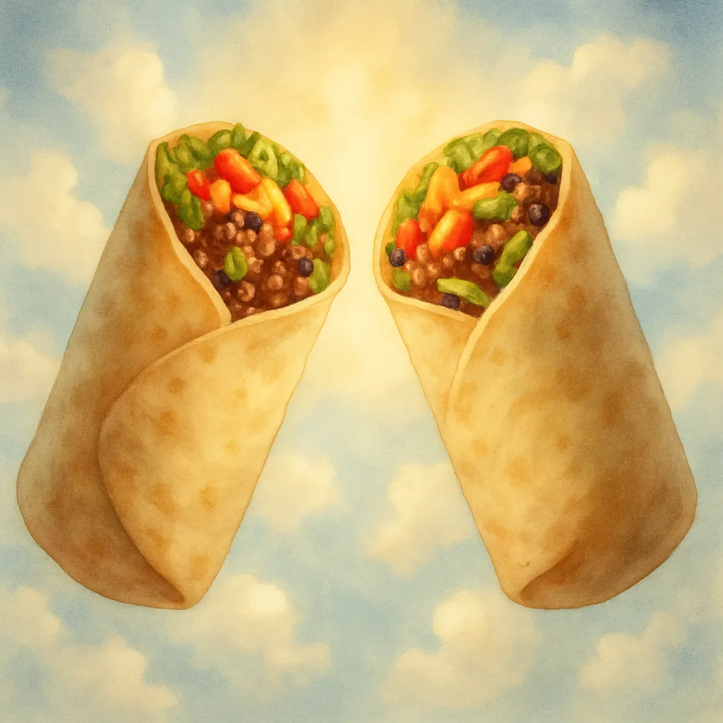 Point-of-view of Two Distinct Burritos