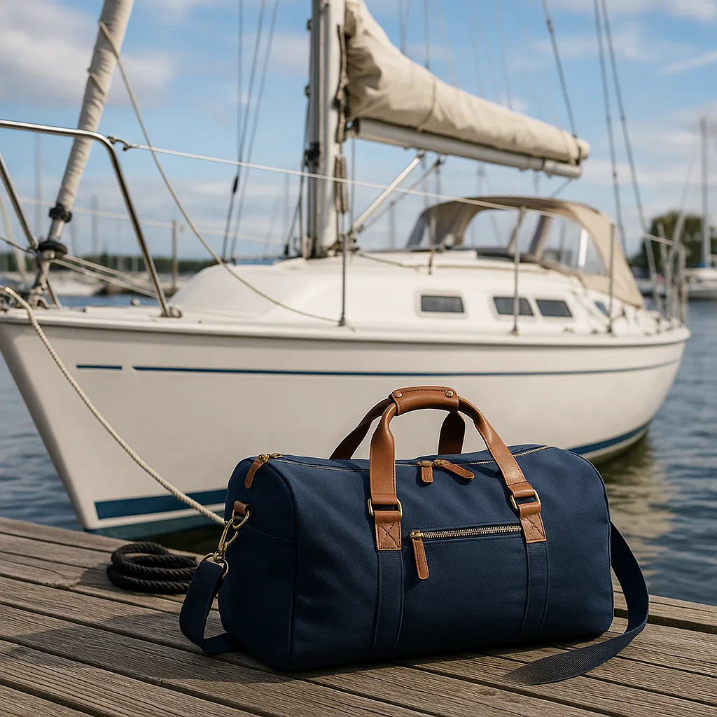 Sailboat near a Dock