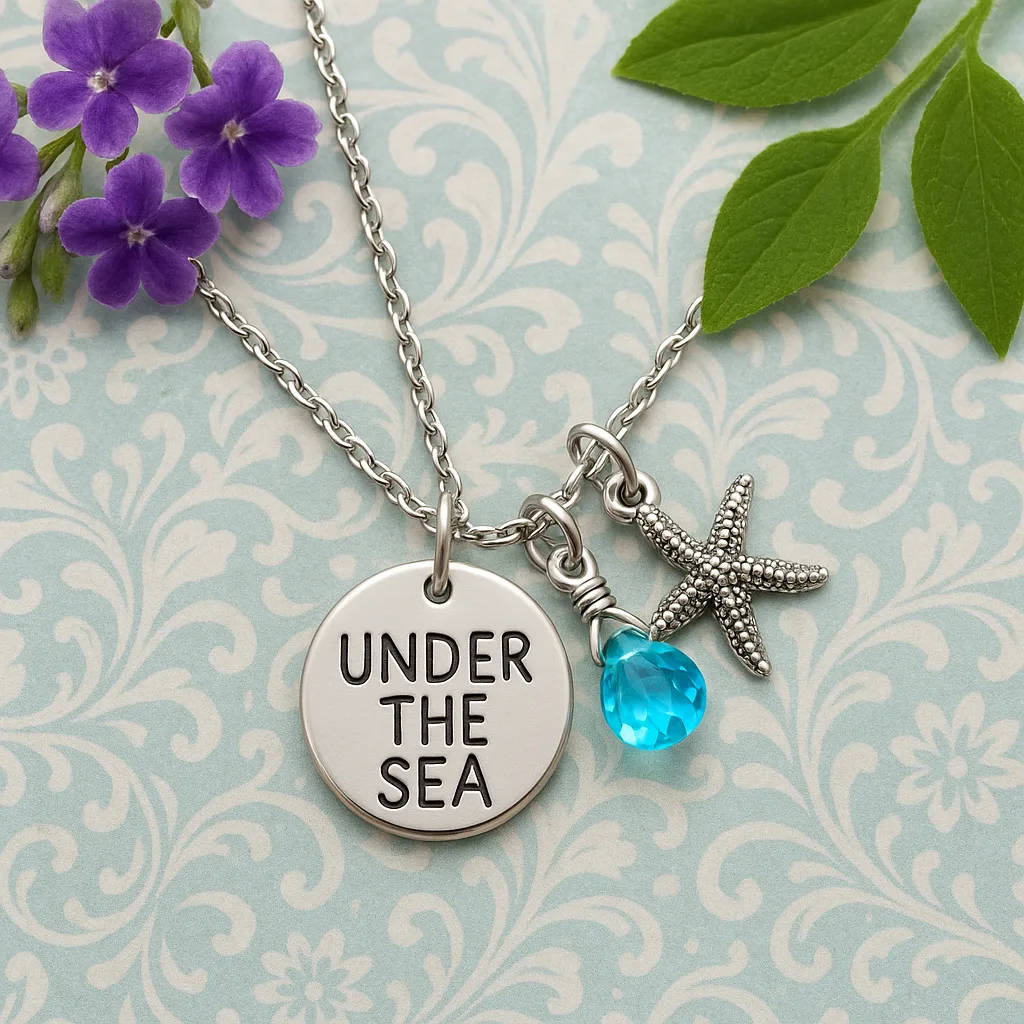 Silver Necklace with a "under the Sea" Pendant