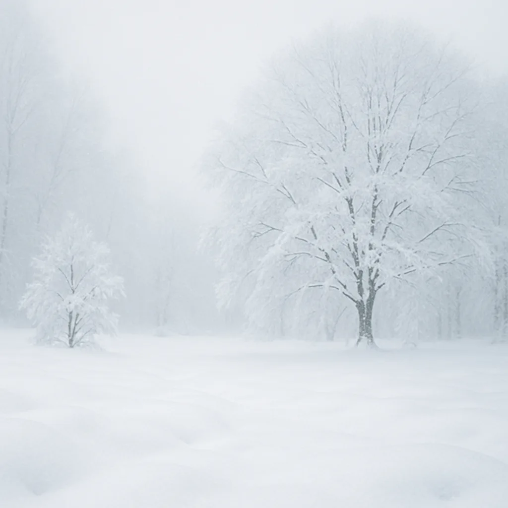 Blanket of Snow Covered the Ground