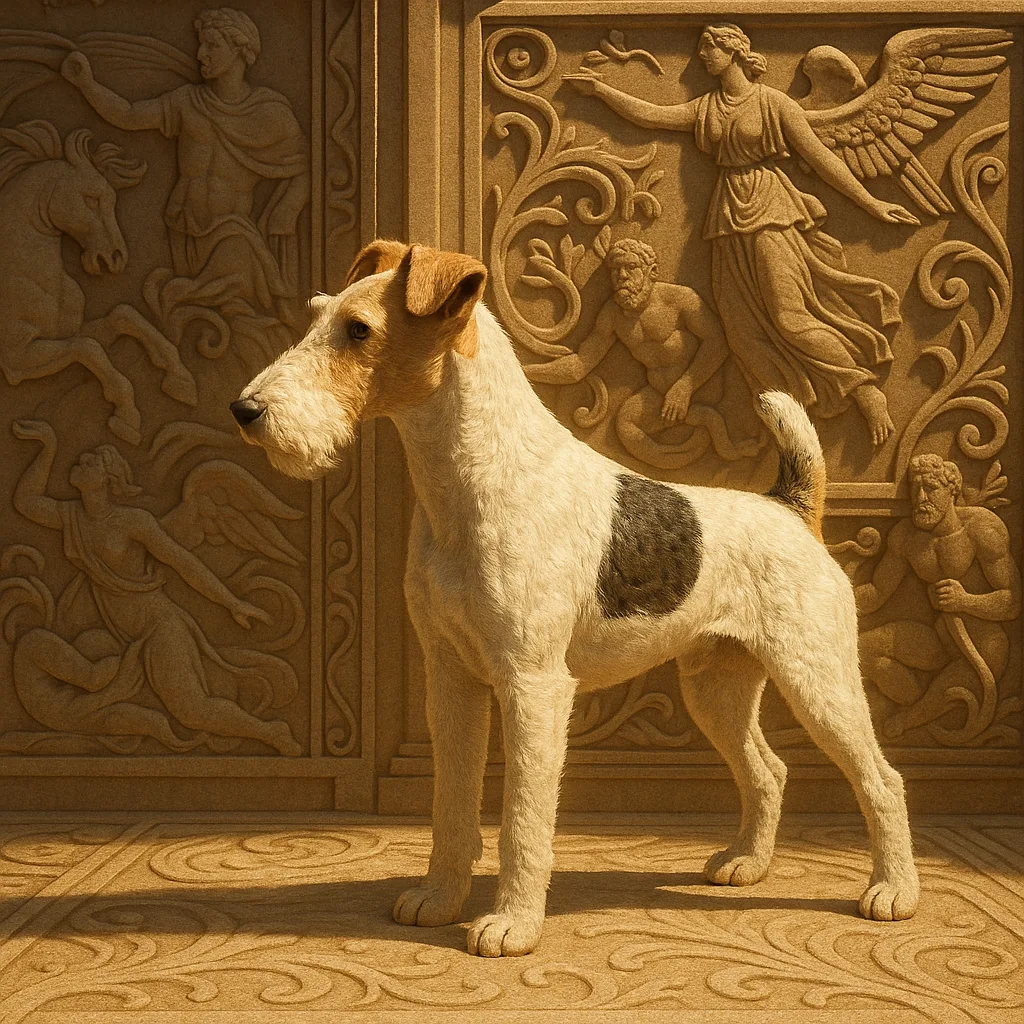 Single Wire-haired Fox Terrier