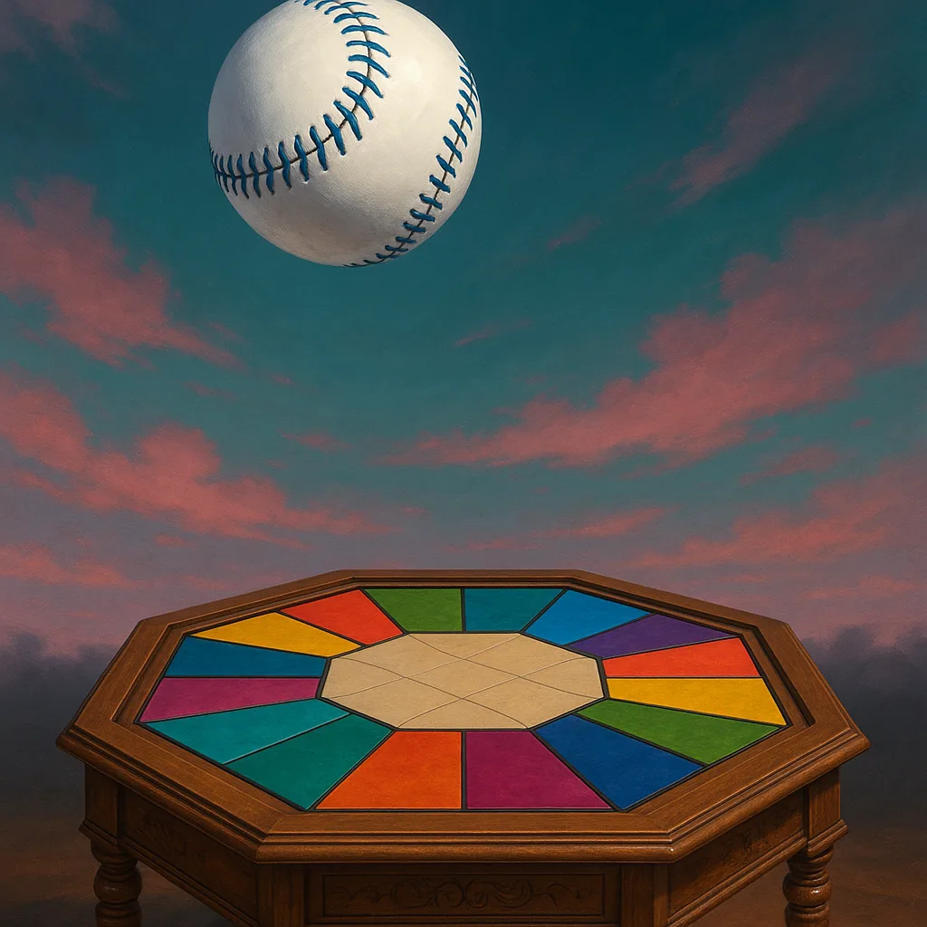 Pristine White Baseball Adorned with Blue Stitching Soars Effortlessly