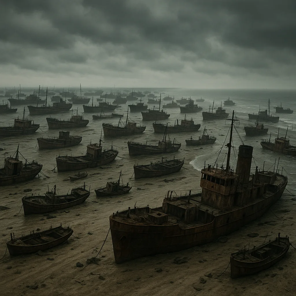 Countless Derelict Ships