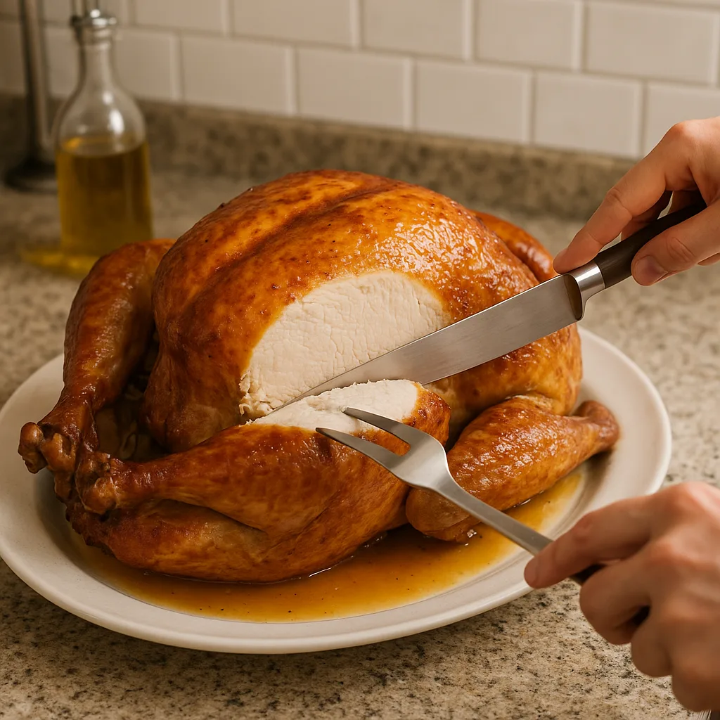 Roast Turkey with a Golden-brown Skin
