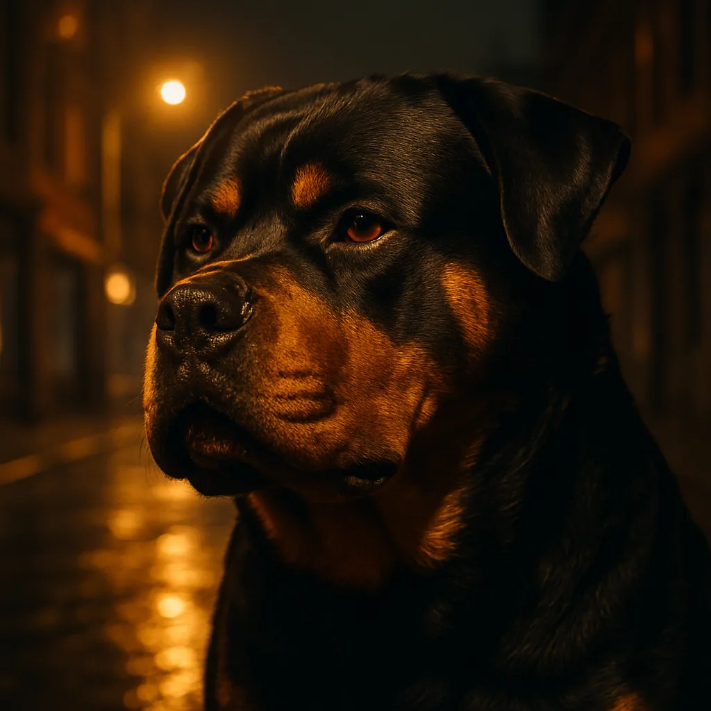 Powerfully Built Rottweiler