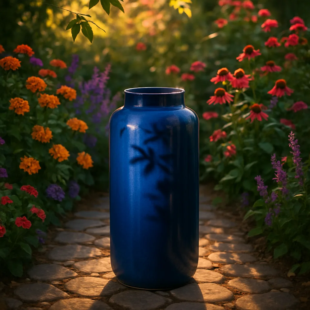 Nestled in the Middle of a Vibrant Garden