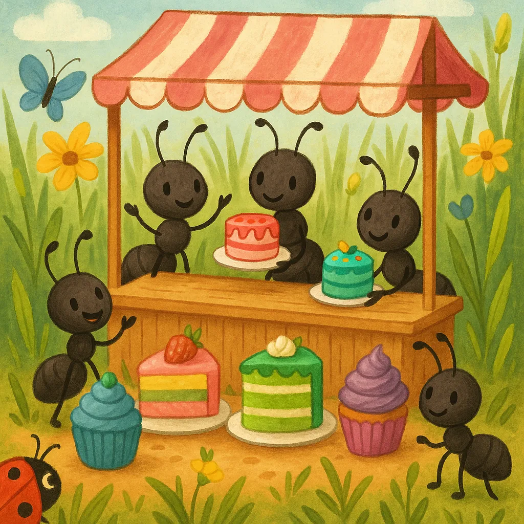 Ants Set Up a Dessert Shop