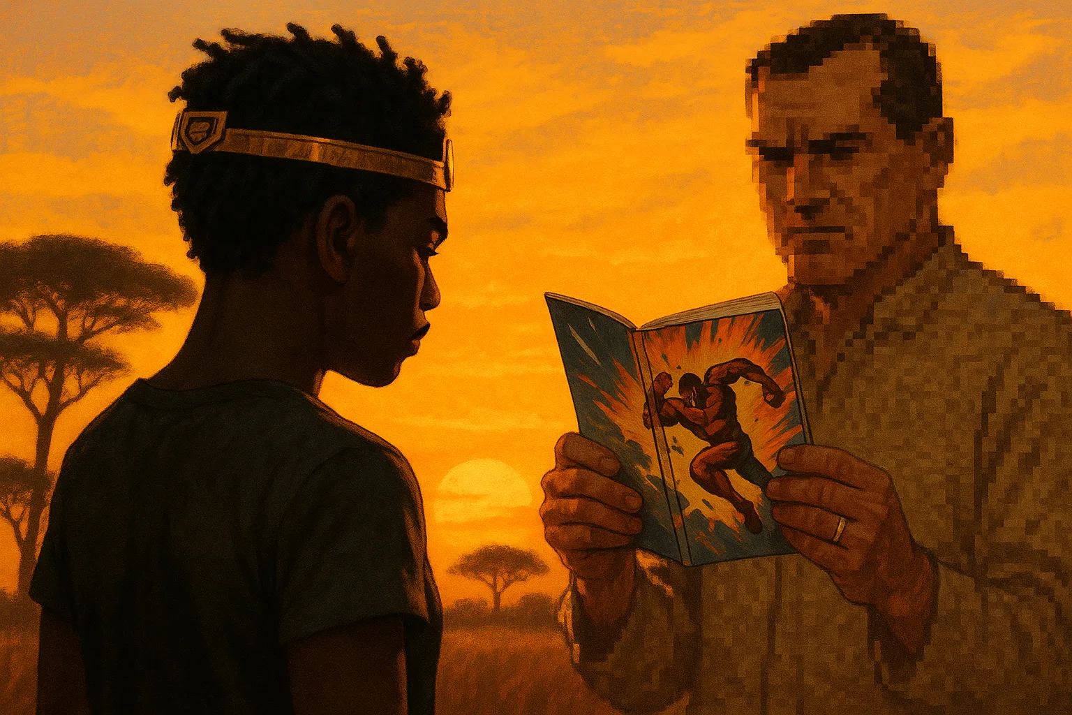 Tan-skinned Notorious Figure of Sub-Saharan African Descent