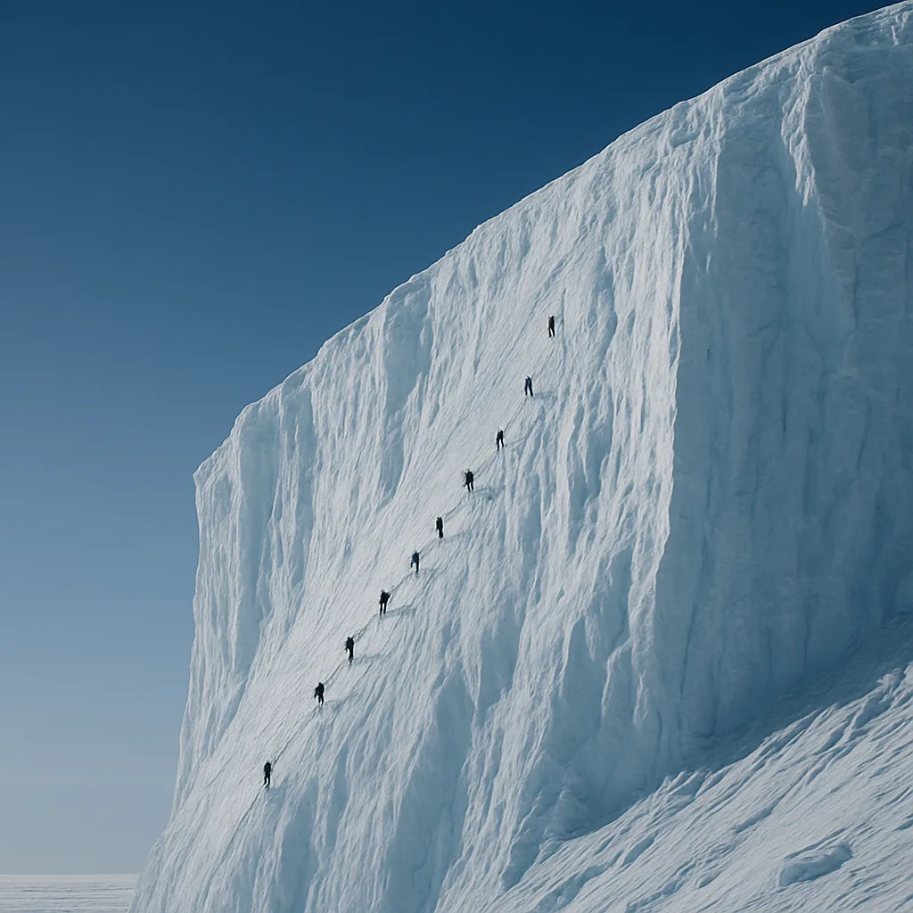 Handful of Distant Climbers