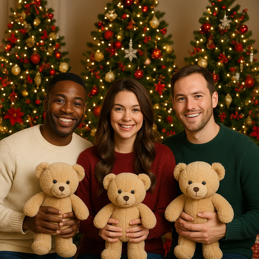 Three People Posing