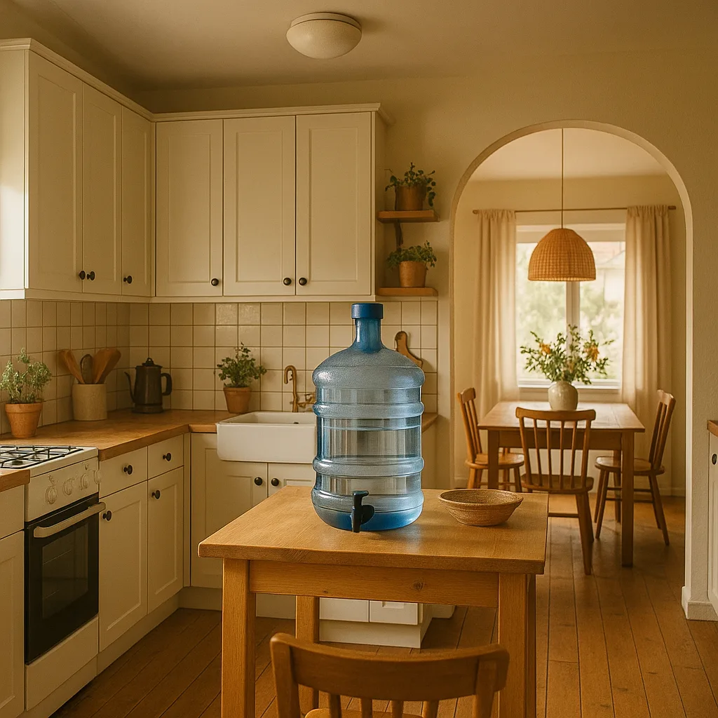 Cozy Kitchen with White Cabinets
