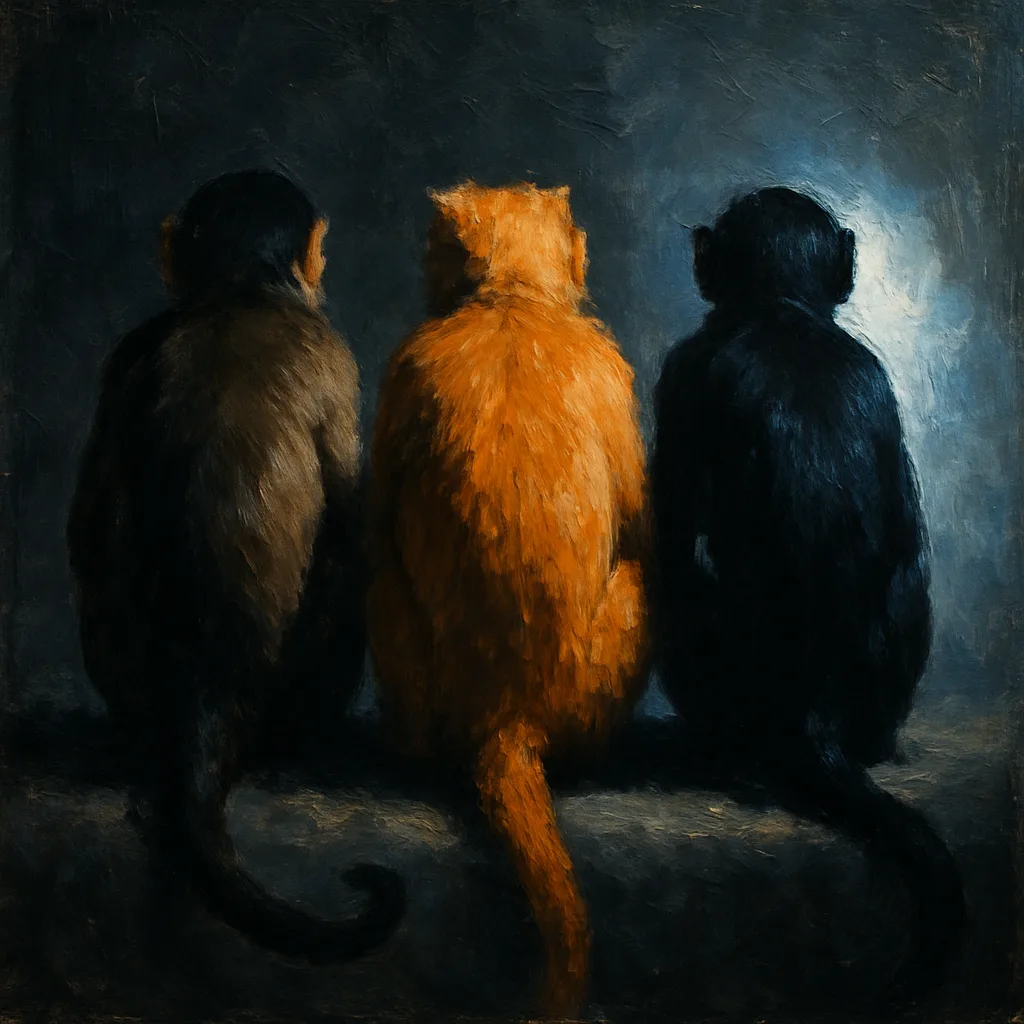 Trio of Capuchins