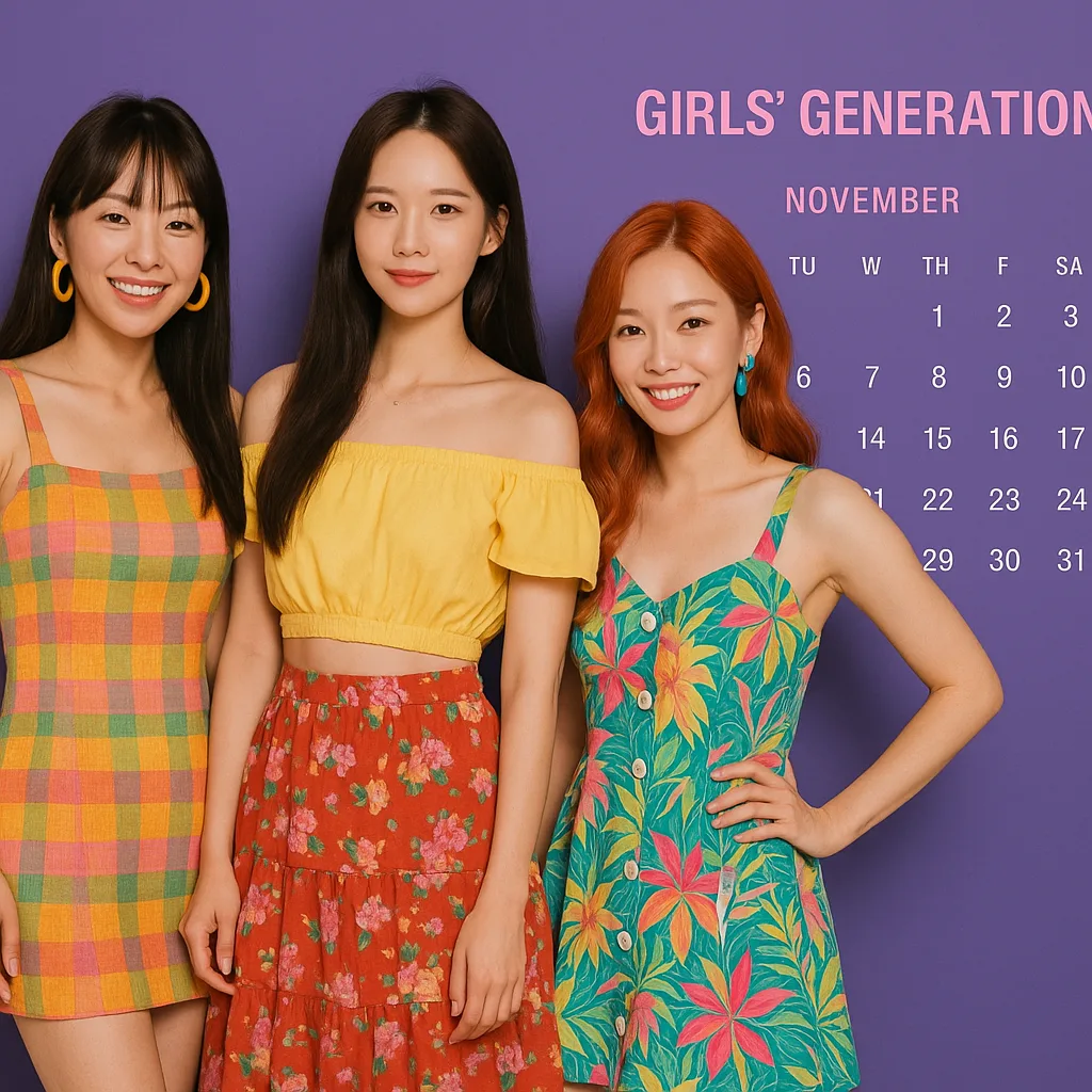 Three Women in Colorful Summer Outfits