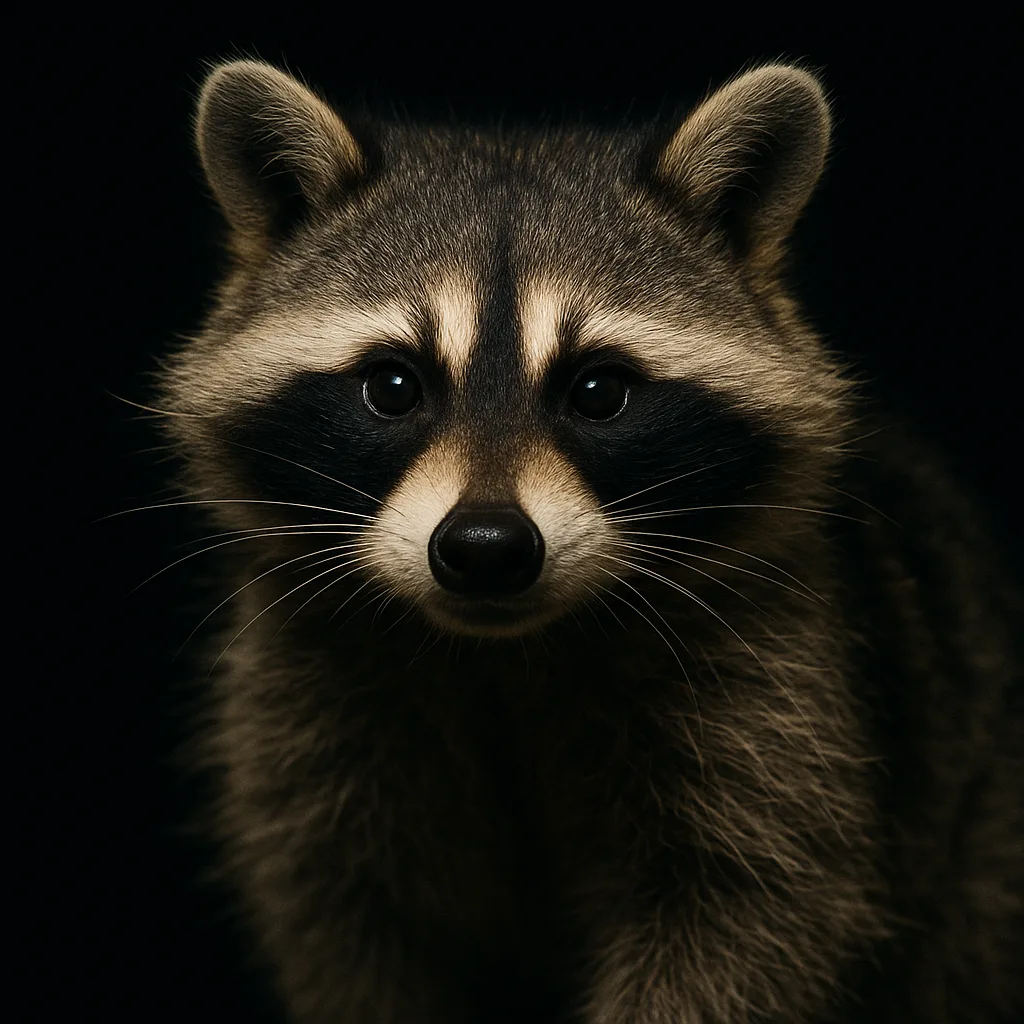 Nocturnal Animal Known for its Distinctive Facial Markings