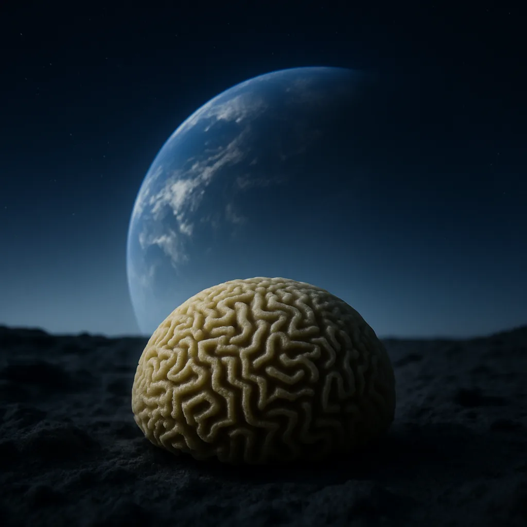 Solitary Pale Yellow Brain Coral