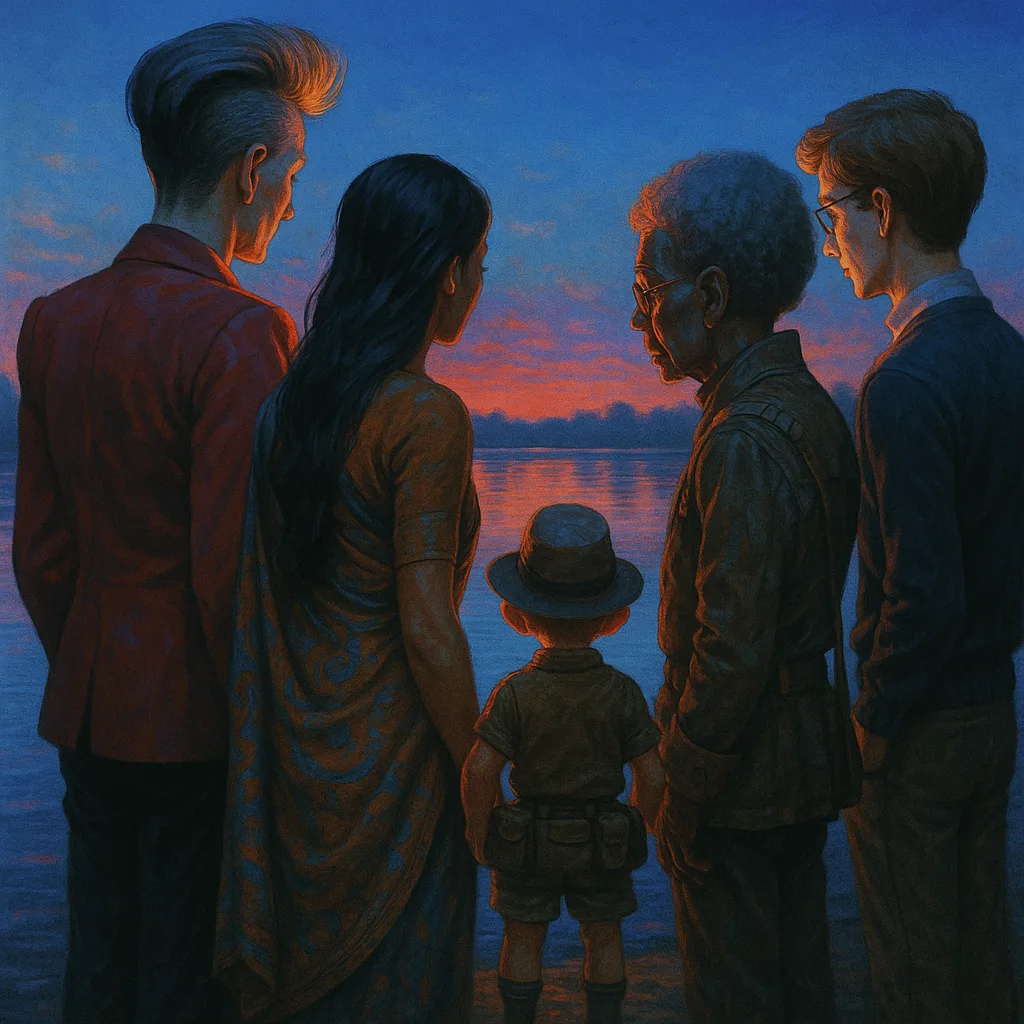 Five Distinct Figures