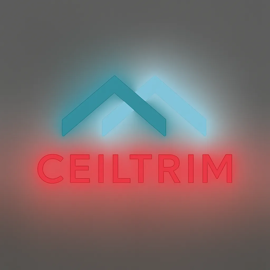 Minimalist Logo Featuring Two Overlapping Shapes Resembling Stylized Roof Forms