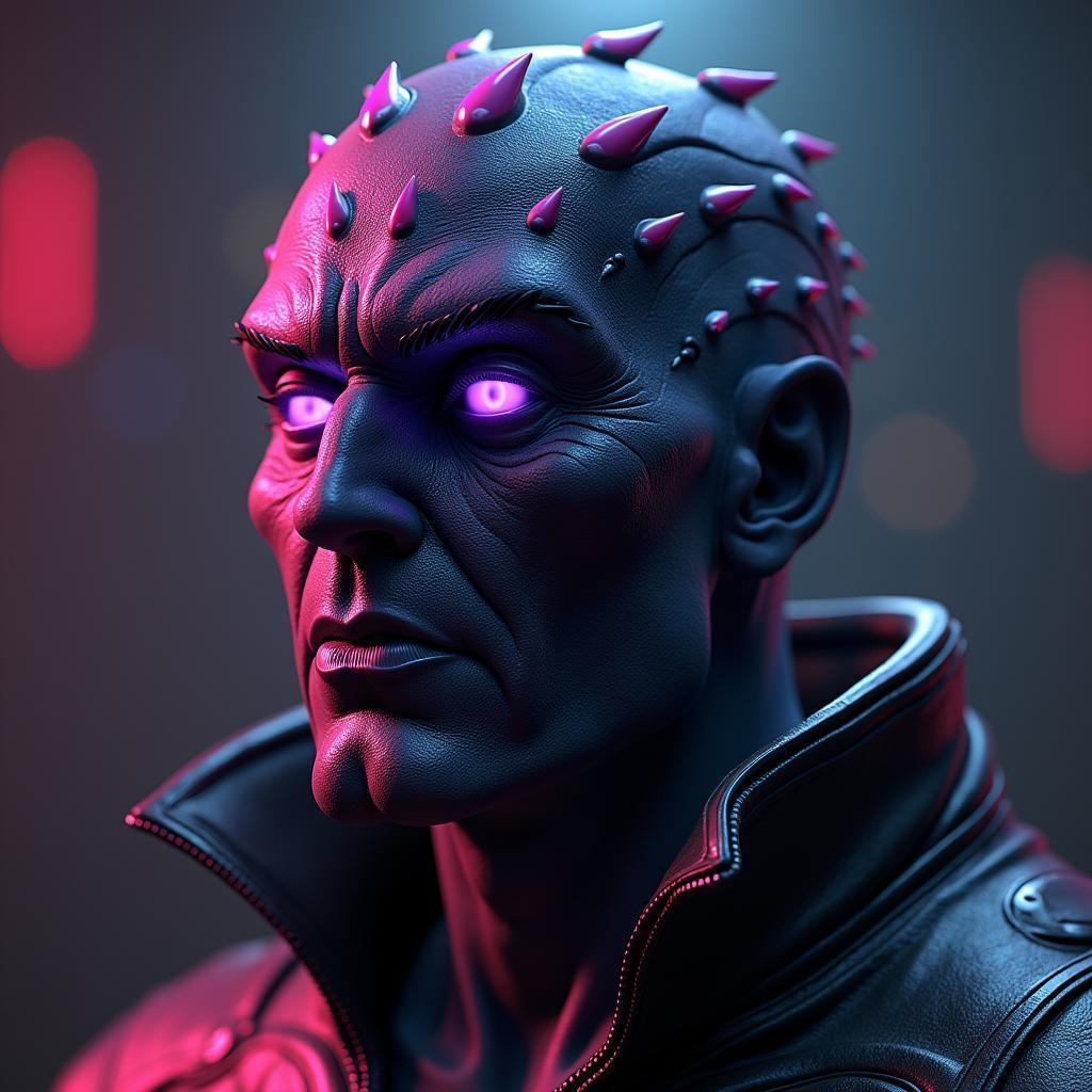 Apocalypse From X Men in Cyberpunk Octane Render
