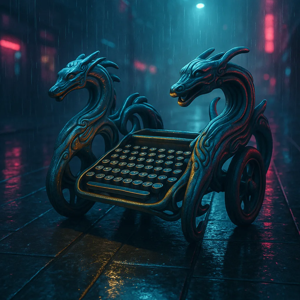 Beach Wagon of Intertwined Zoomorphic Design