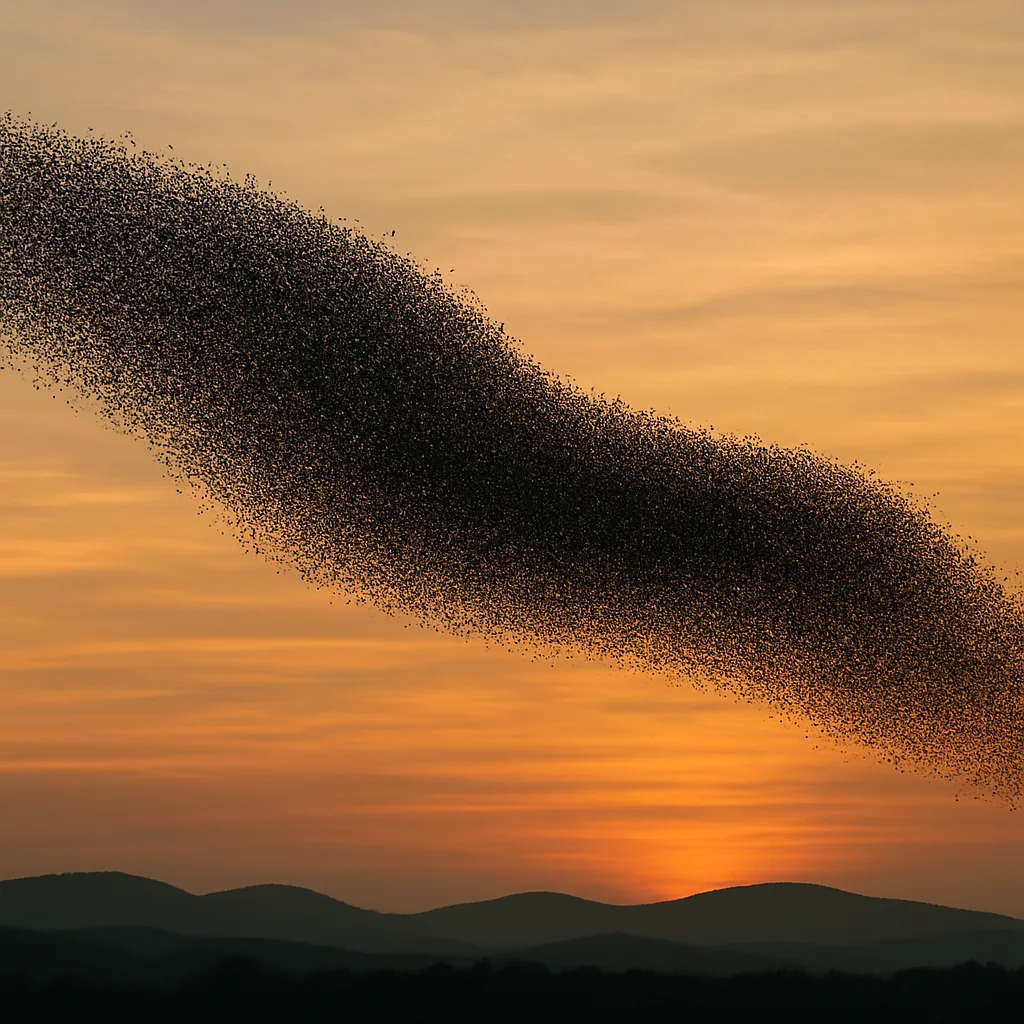 Colossal Murmuration of Starlings