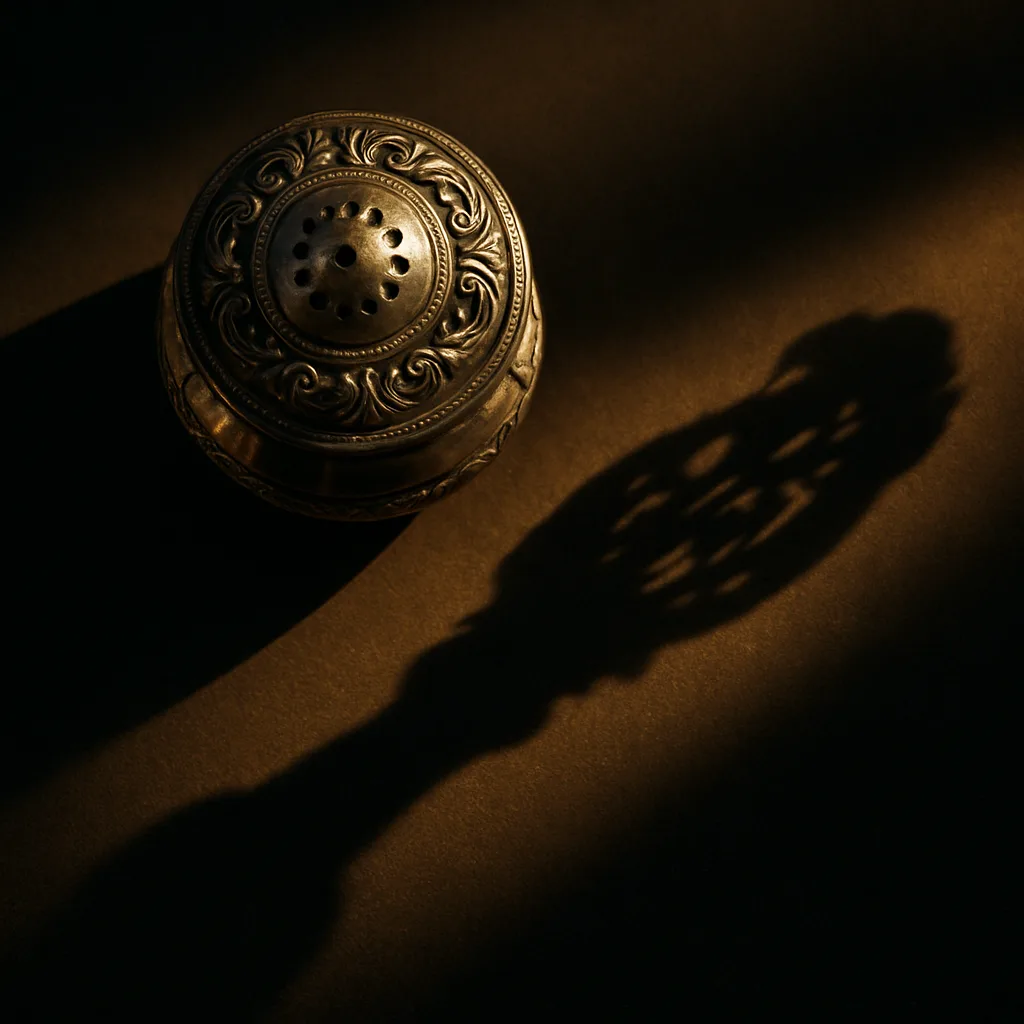 Ornate Silver Saltshaker