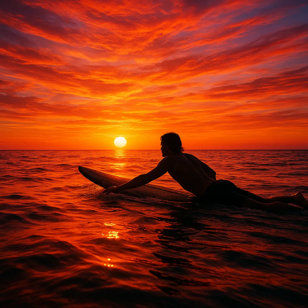 Underneath a Radiant Sunset
