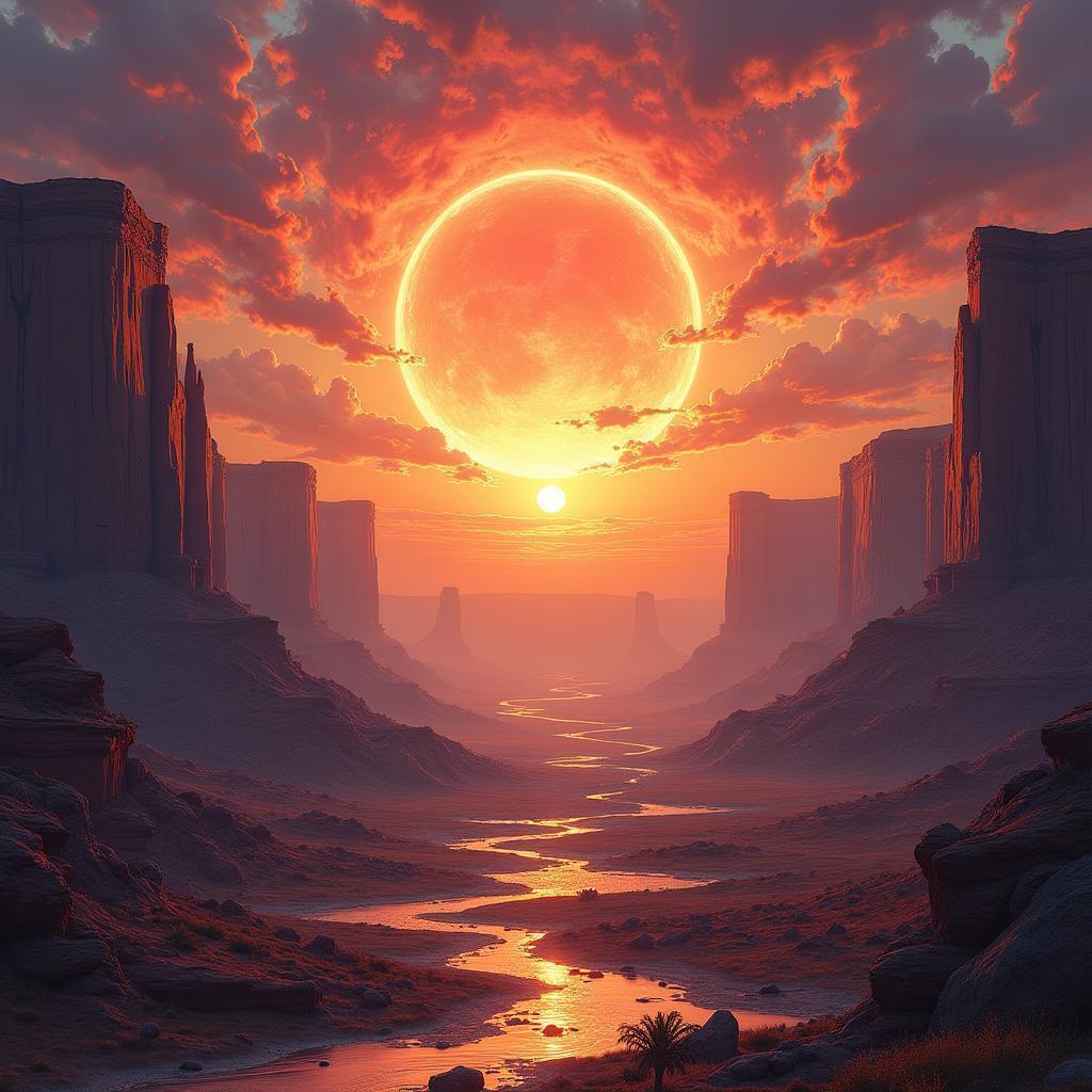 Ethereal Double Sunrise Over the Valley of Fire