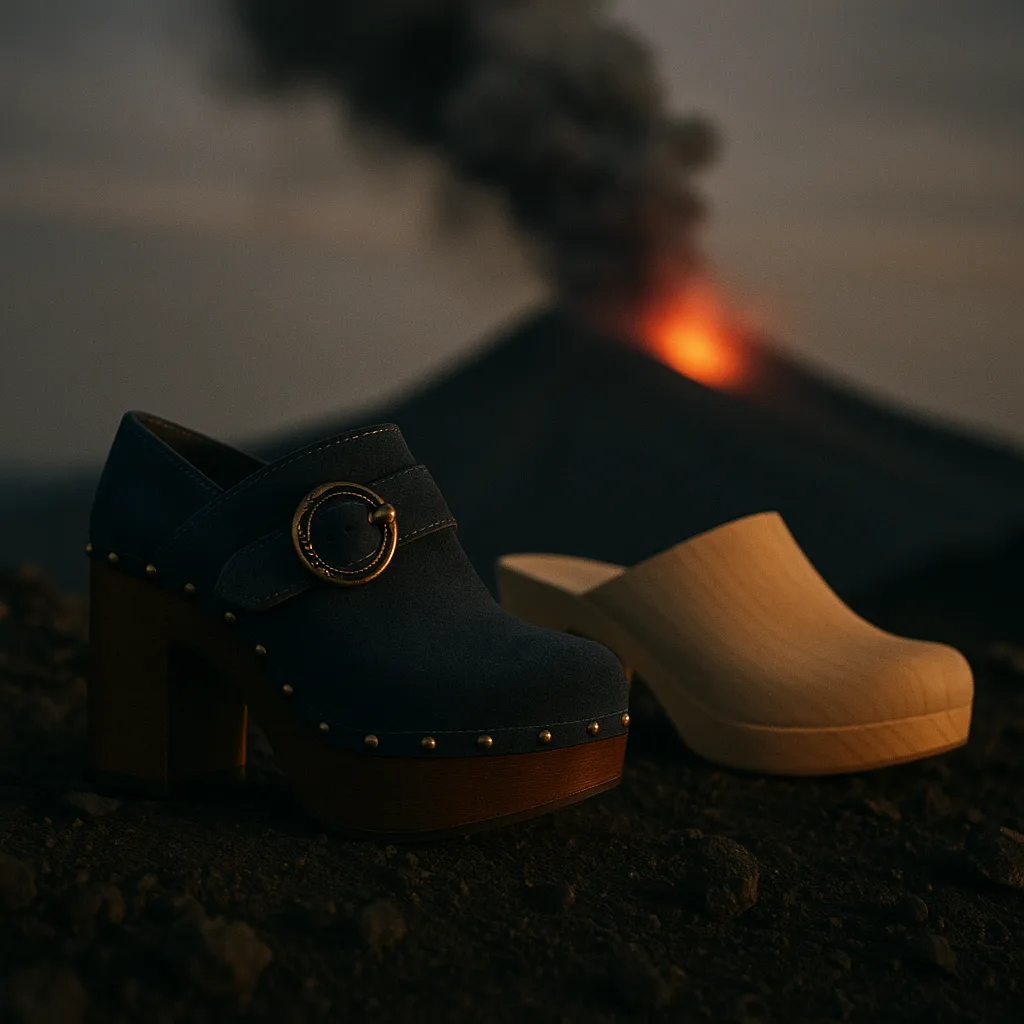 Two Distinct Clogs Rest on a Volcanic Summit