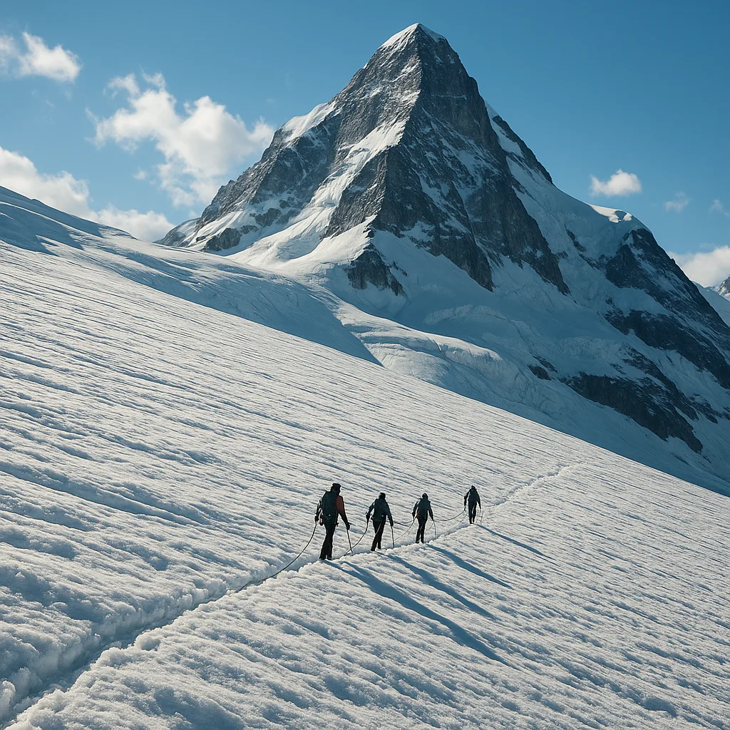 Small Group of Mountaineers
