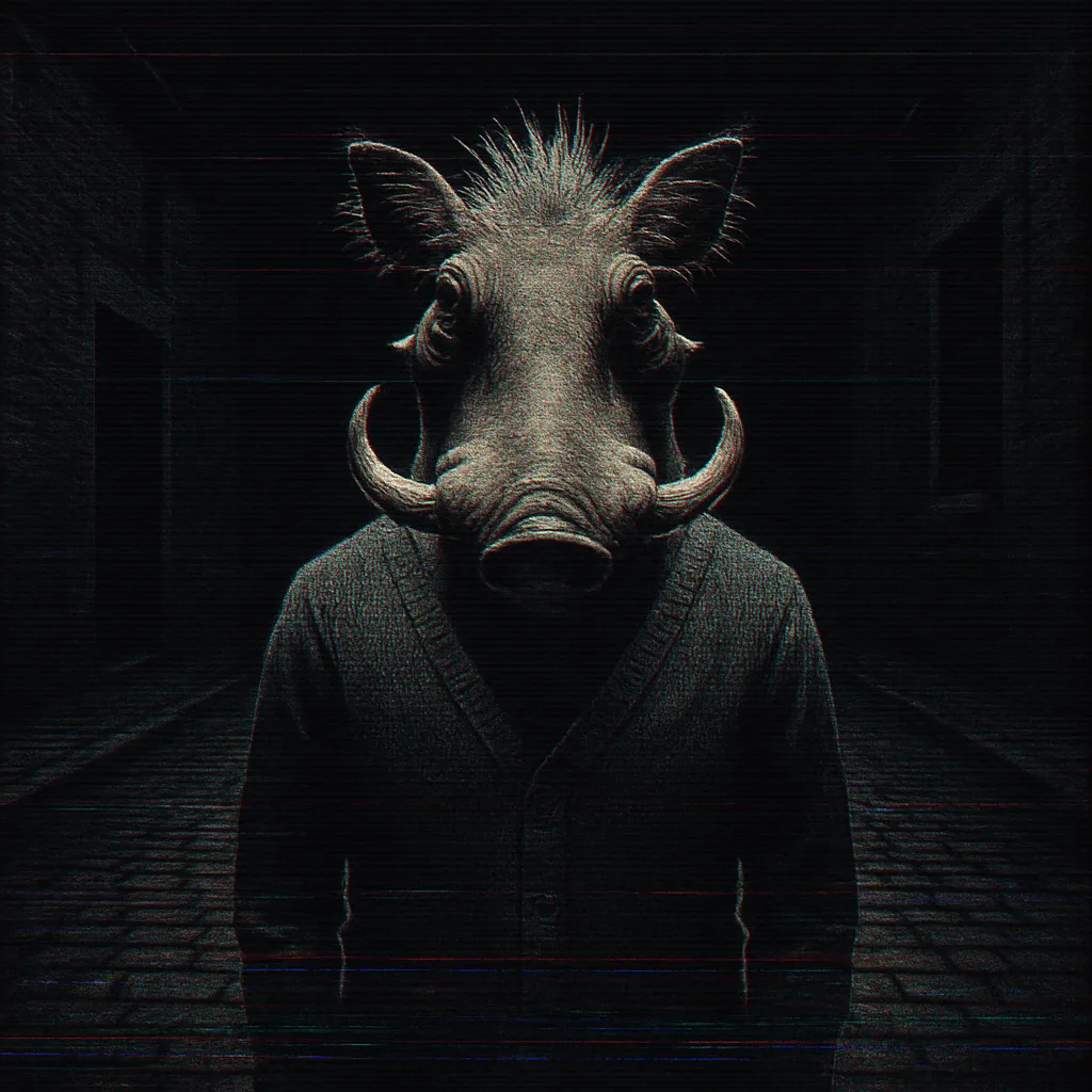 Warthog in a Cardigan