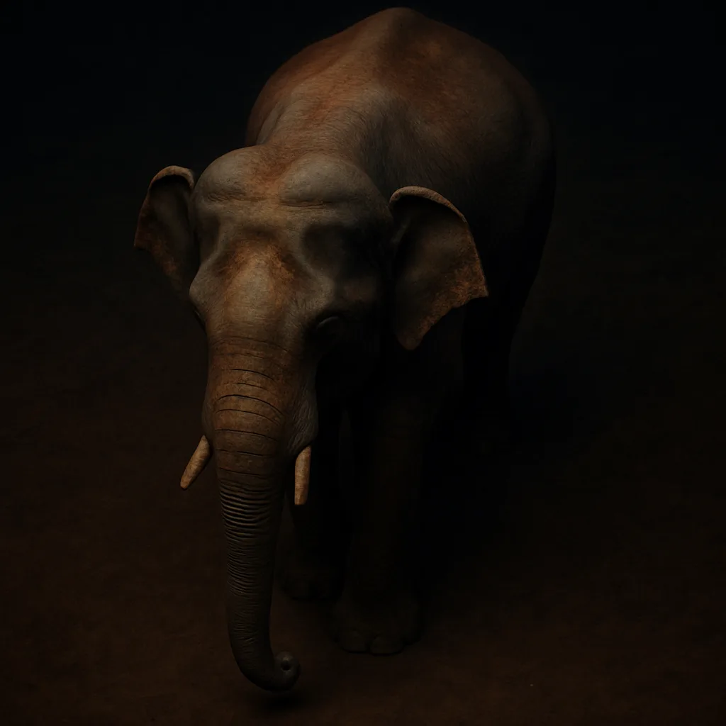 Lone Indian Elephant