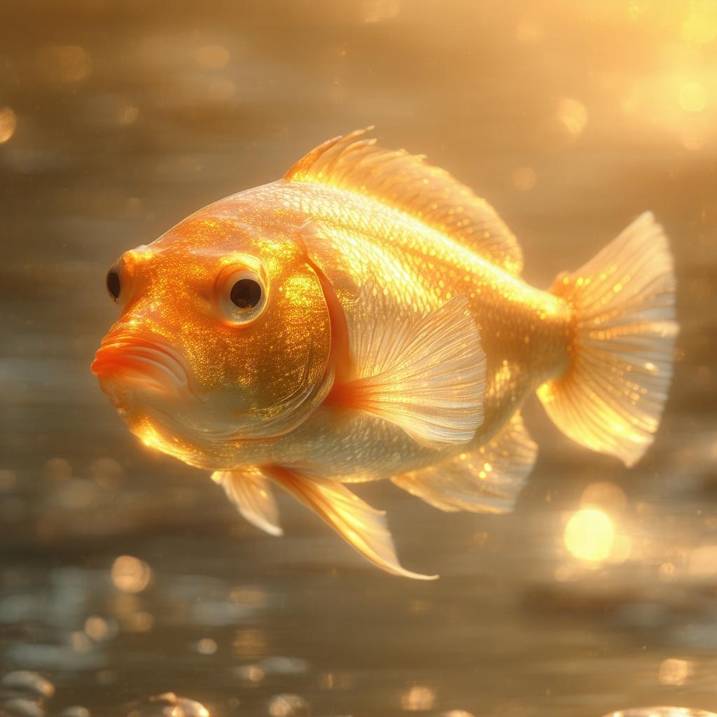 Eyeless Fish in Warm Golden Toned Photography