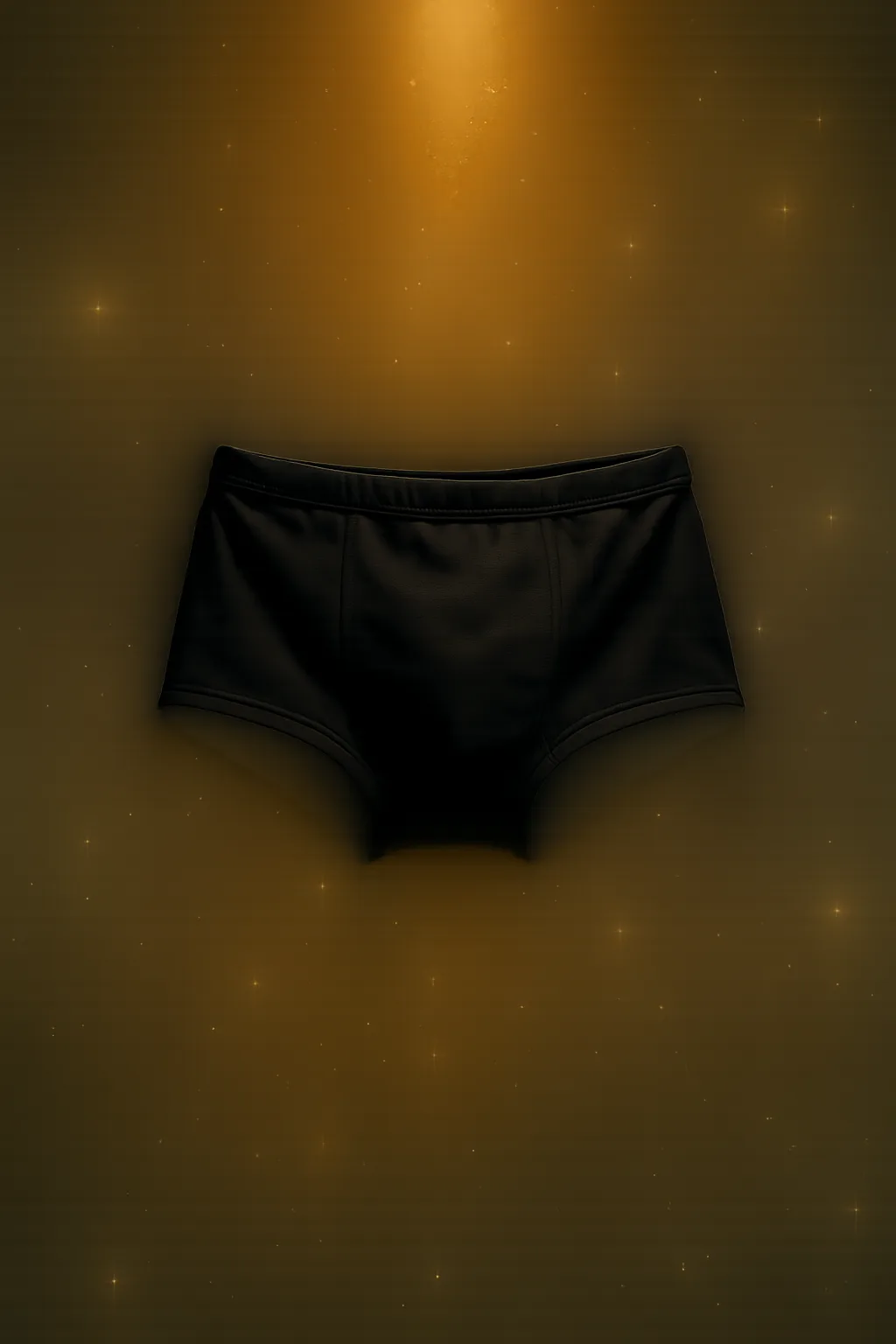 Lone Jet Black Swimming Trunk Floats Sharply