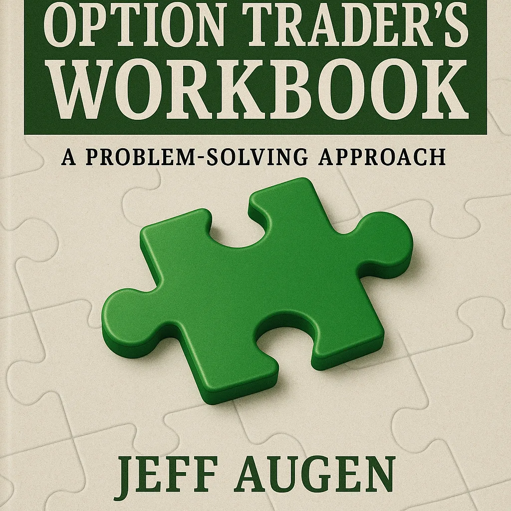 Workbook Cover Titled "The Option Trader's Workbook