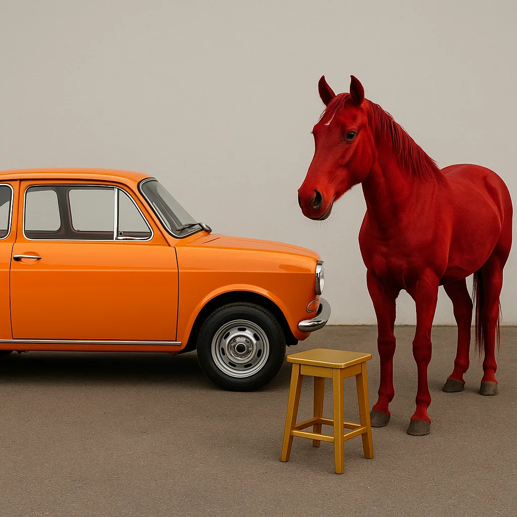Car the Color of Tangerine