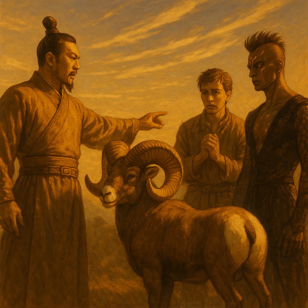 Ruler Figure with a Distinct Topknot