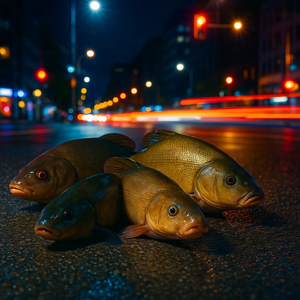 Against the Dynamic Backdrop of a Busy Urban Intersection