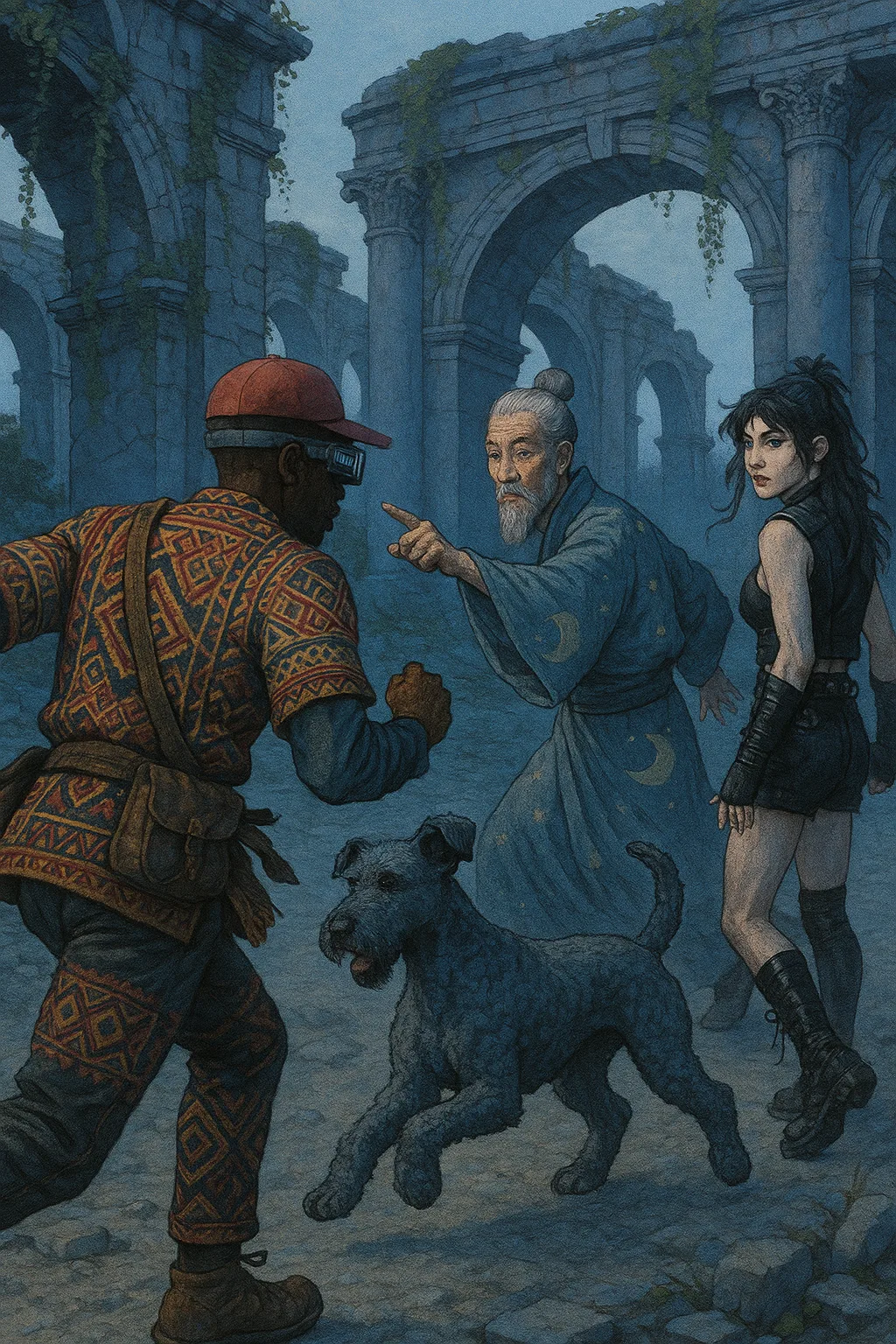 Explorer in Fantasy Medieval Historical Garb