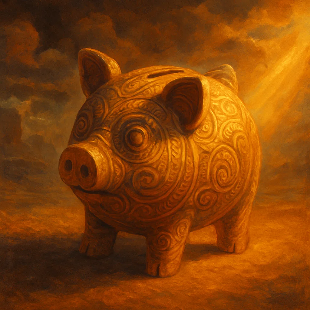 Single Ceramic Earthenware Piggy Bank